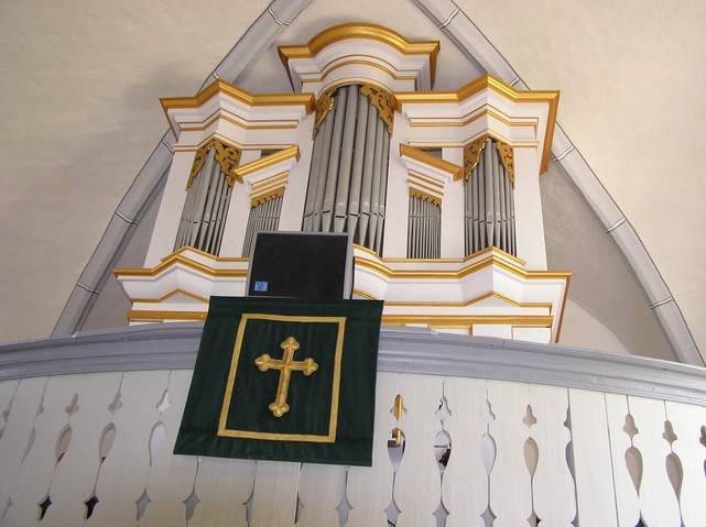 Die Walpernhainer Orgel im Stolzen glanz